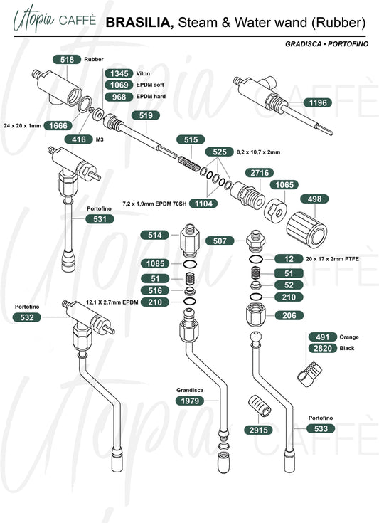 Brasilia, Steam & Water Wands 1