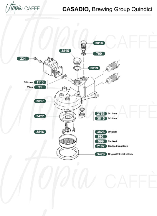 CASADIO, Brewing Group Quindici
