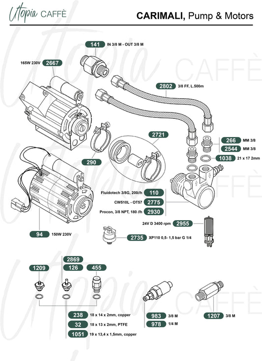 Carimali, Pump & Motors