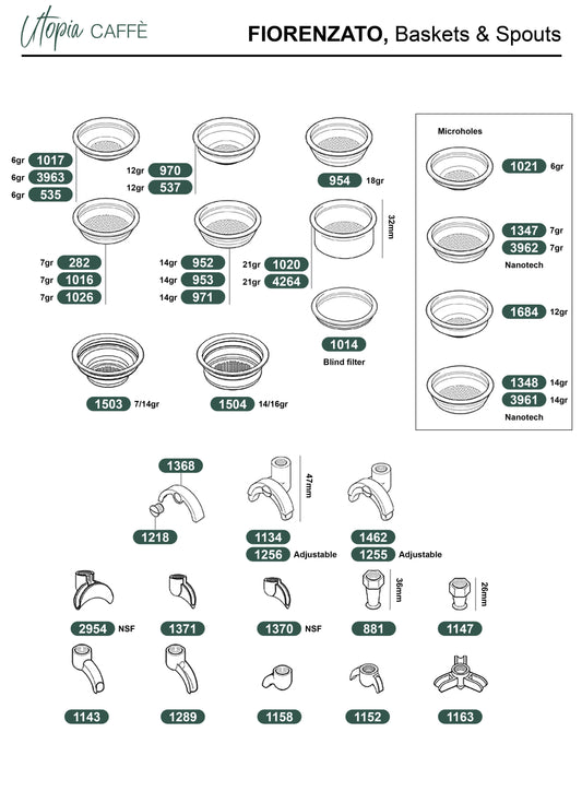 FIORENZATO, Baskets & Spouts