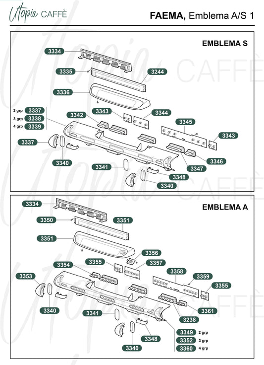 Faema, Emblema A/S 1