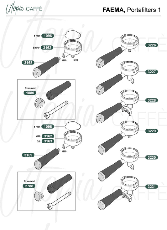 Faema, Portafilters 1