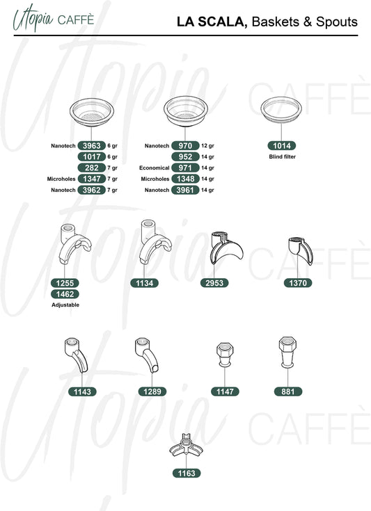 LA SCALA, Baskets & Spouts