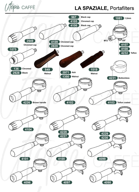 LA SPAZIALE, Portafilters