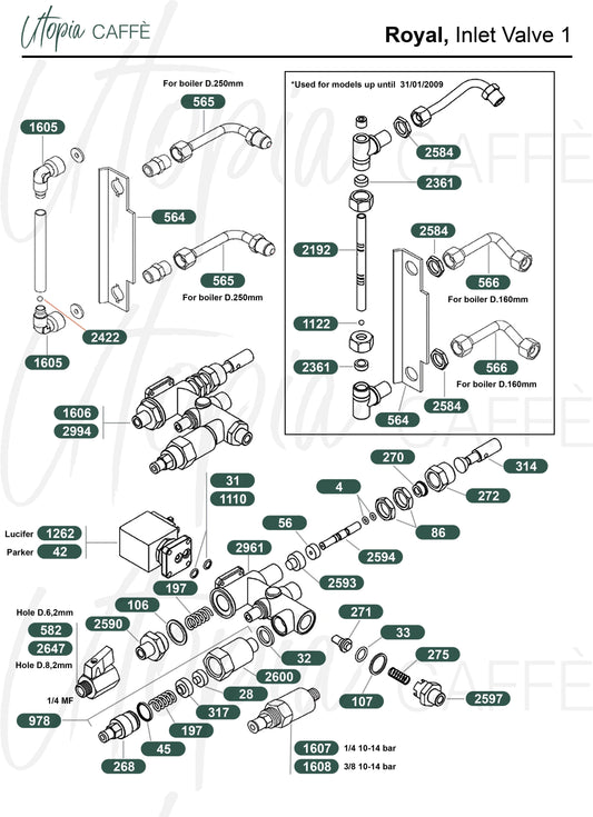 Royal, Inlet Valve 1