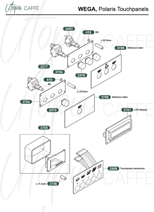 Wega, Polaris Touchpanels