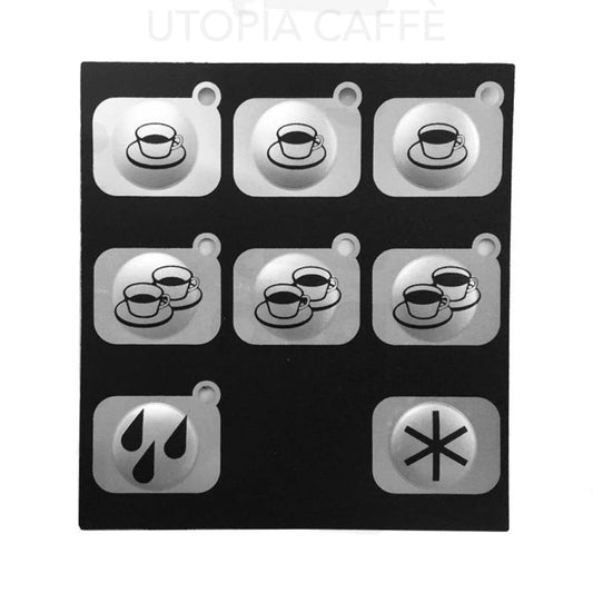 48- 8 Keys Touchpanel Label Touchpanels