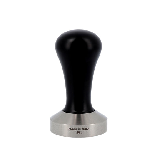 5109 - BLACK TAMPER WITH S. STEEL FLAT BASE D.54mm
