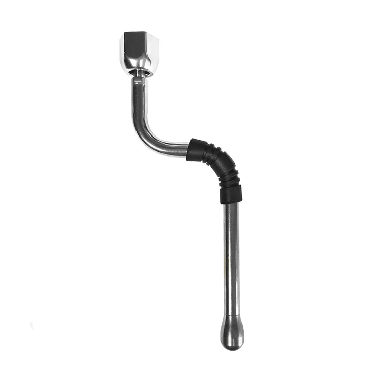 5112 - K7 S.STEEL STEAM PIPE WITH CHROMED NUT AND HEXAGONAL STEM 2 HOLES