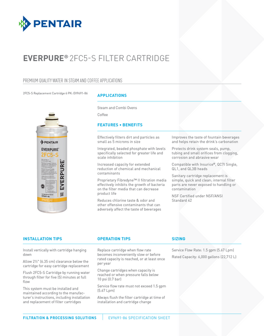3191 - Everpure 2FC5-S Filter