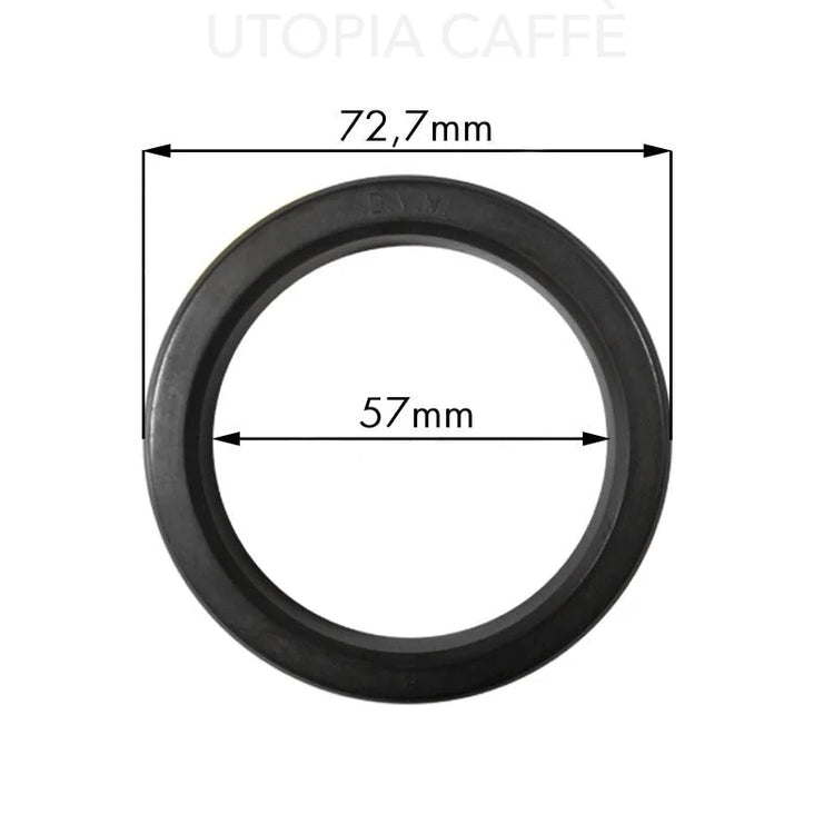 1172 - Flat Portafilter Gasket 72,7 x 57 x H: 8mm