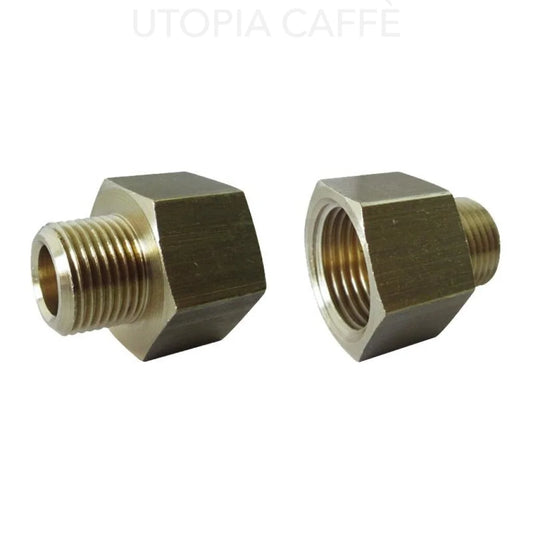 264- Brass Reducer 1/2 F 3/8 M Reducers