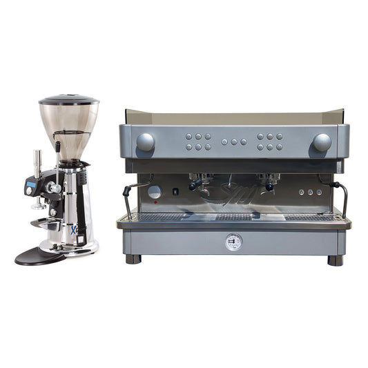 Refurbished 2 Group La San Marco Espresso Machine & New Macap MXDZT Xtreme Coffee Grinder