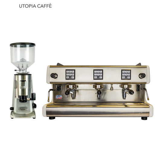 3 Group La Scala Espresso Machine & Mazzer Super Jolly (older model) Coffee Grinder Combo