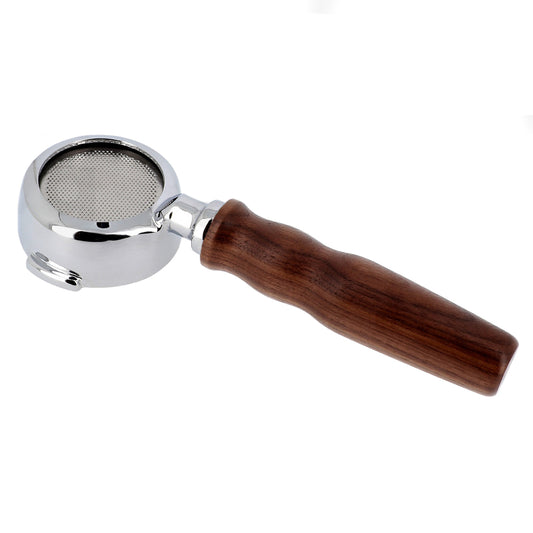 4609 - BOTTOMLESS PORTAFILTER WITH WALNUT HANDLE