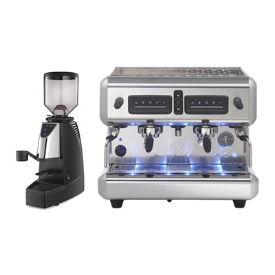 New 2 Group La San Marco Espresso Machine & Coffee Grinder