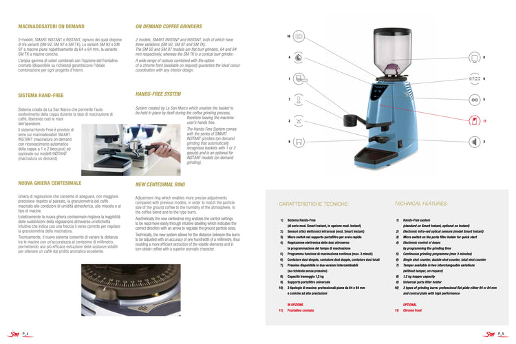 La San Marco SM97 Smart Coffee Grinder